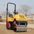 Jining a fait la machine vibratoire de compacteur de sol de double tambour de 1 tonne